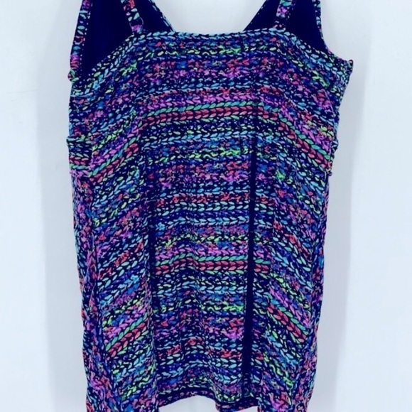 Miraclesuit Women's Stitch It Cleo TankiniV neck swimsuit swimwear Size 16 - Picture 9 of 9